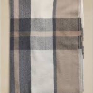 Plaid Scarf in Neutral Tones